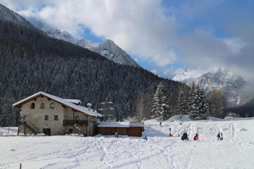 Chalet Rustico Bertolini Per Gruppi! Vila Vermiglio Exterior foto