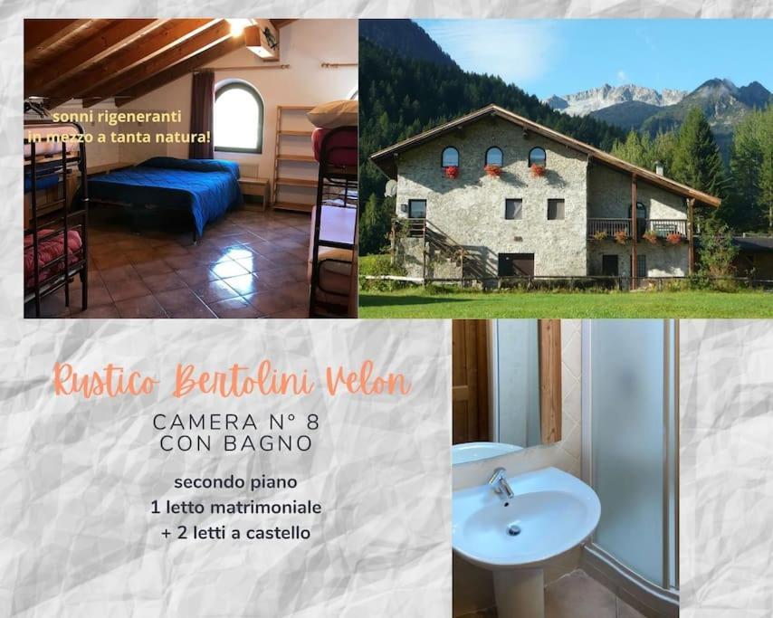 Chalet Rustico Bertolini Per Gruppi! Vila Vermiglio Exterior foto